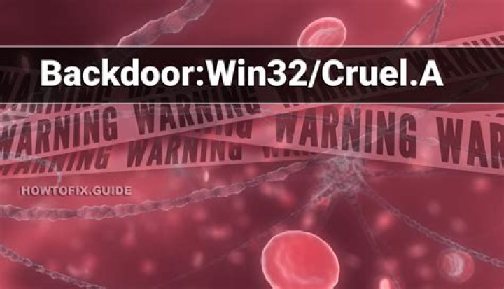 Backdoor:Win32/Cruel.A — Virus Removal Guide