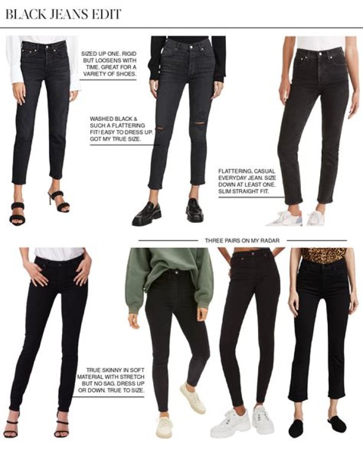 How do you wear black skinny jeans?