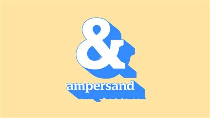 How do you write an ampersand in HTML?