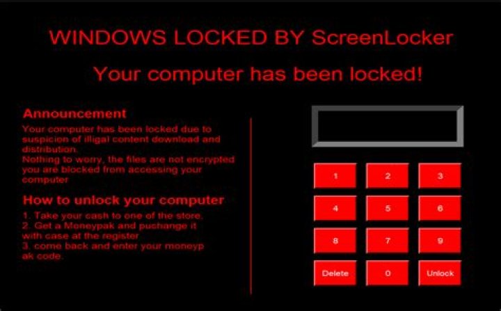Trojan.ScreenLocker (A)
