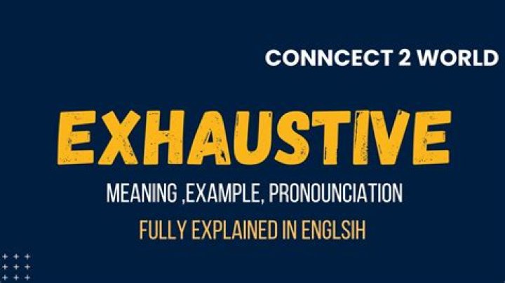 What is an exhaustive question?